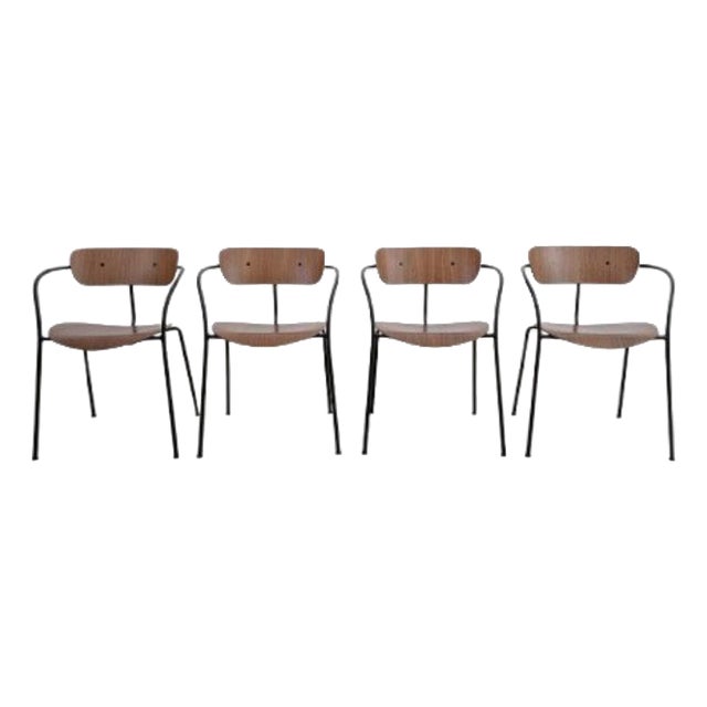 Pavilion AV2 Chairs from &Tradition, Set of 4 For Sale