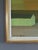 Green 1967 Mid-Century Modern 'Golden Fields' Vintage Swedish Geometric Abstract Landscape Oil Painting, Framed For Sale - Image 8 of 15