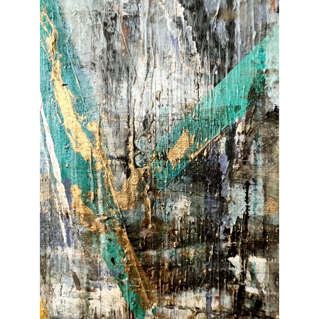 Early 21st Century Bianca Prettau, Shipyards, 2024, Oil on Canvas and Acrylic For Sale - Image 5 of 9