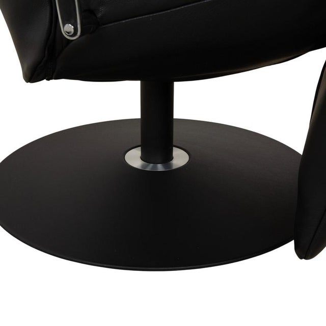 Black Symphony Armchair in Black Leather from Jori For Sale - Image 8 of 16