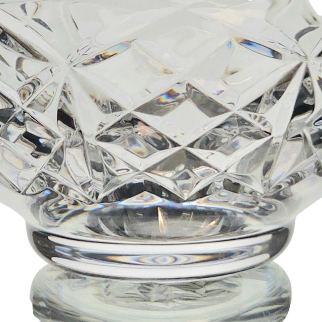 Late 20th Century Waterford Kieran Cut Crystal Vase With Flared Rim, 6" For Sale - Image 5 of 9