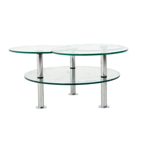 K 180 Coffee Table in Glass and Chrome from Ronald Schmitt For Sale - Image 9 of 11
