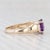 1.66ctw Oval Amethyst Diamond Ring 14k Yellow Gold Size 7.25 For Sale In Greensboro - Image 6 of 7
