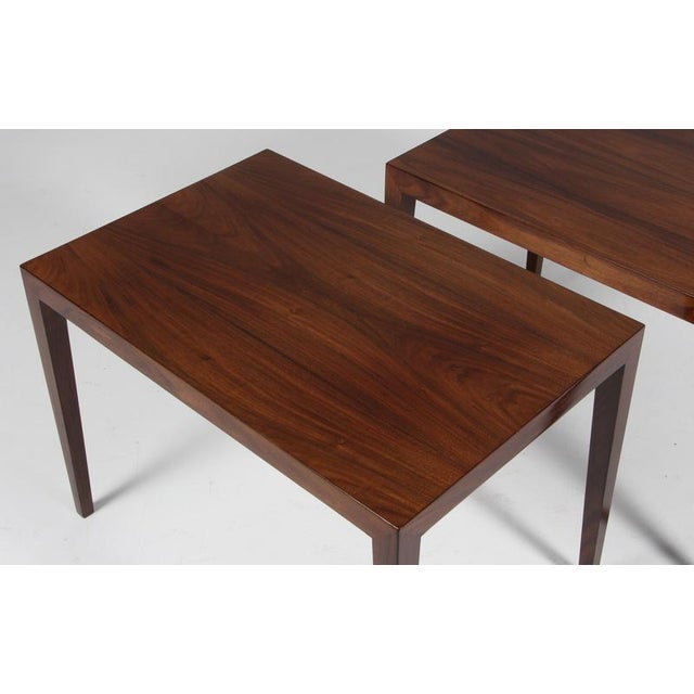 Severin Hansen Side or Bedside Tables by Severin Hansen, 1960s, Set of 2 For Sale - Image 6 of 8