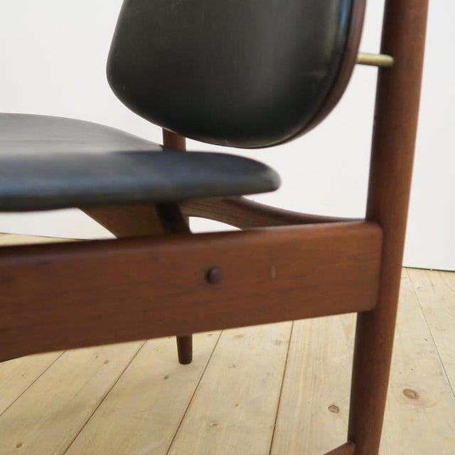 Teak Chair by Arne Hovmand-Olsen, Denmark, 1960s For Sale - Image 6 of 16