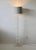 Metal 1970s Karl Springer Style Thickset Stacked Lucite Floor Lamp For Sale - Image 7 of 12