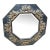 Vintage Bassett Asian Inspired Octagon Wall Mirror For Sale