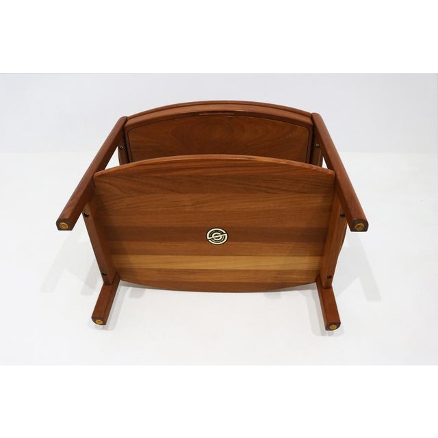 Mid-Century Danish Teak Bedside Table from Salling Stolefabrik, Denmark, 1960s For Sale - Image 13 of 15