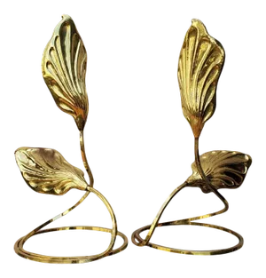 Italian Double Leaf Desk Lamp by Carlo Giorgi & Tommaso Barbi - Pair
