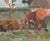 Vintage Ukrainian Impressionist Oil Painting, Rural Landscape, 1960s 16-20 For Sale - Image 4 of 6