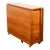 1960s Mid Century Danish Modern Dining Table Drop Leaf Gate Leg Folding Teak MCM For Sale