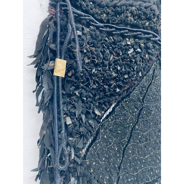 Black Marlene Richard “Aztec Pyramid” Modern Wall Tapestry For Sale - Image 8 of 11