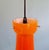 Space Age Orange Opaline Glass Pendant from Targetti Sankey, Italy, 1960s-1970s For Sale - Image 4 of 12