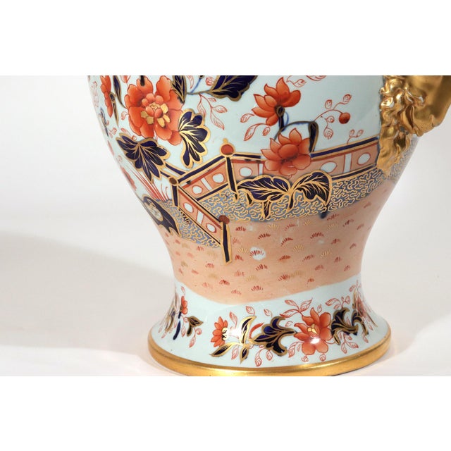 Few things carry a room the way a good Imari vase does, and this one has the scale to do it. Standing just over fourteen...