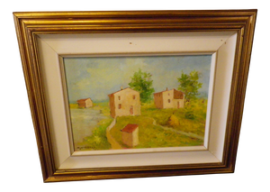 Berra Gian, 1970s, Oil, Framed
