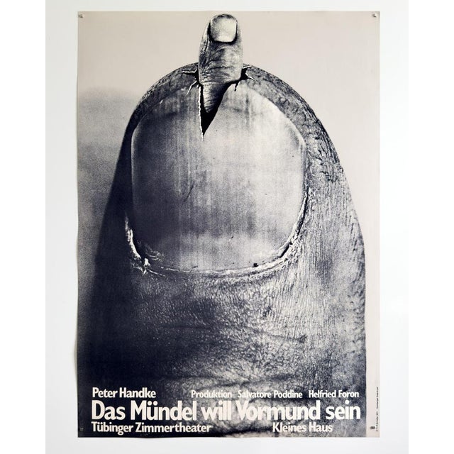 The Ward Wants to Be the Guardian Theater Poster by F + R Grindler, 1971 For Sale - Image 3 of 10