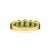 VRJewels 2.2ct Emerald & Diamond Half Band Ring in 18k Yellow Gold Size 6 For Sale - Image 10 of 18