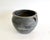 Rustic Black Gray Pottery Vase For Sale - Image 4 of 8