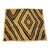Vintage African Kuba Kasai Velvet Raffia Textile Zaire 20 "By 23.5" For Sale
