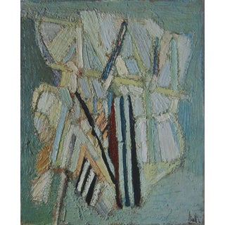 After Nicolas de Staël, Celadon Composition, 1960, Offset Lithograph For Sale