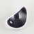 Paul Kedelv for Flygfors Bowl, 1950s. “Coquille” bowl in layered art glass with deep grey/black colouring and a white...