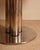 Vintage Italian Circular Dining Table in Wood and Metal, 1970s, in Good conditions. Designed 1970 to 1979