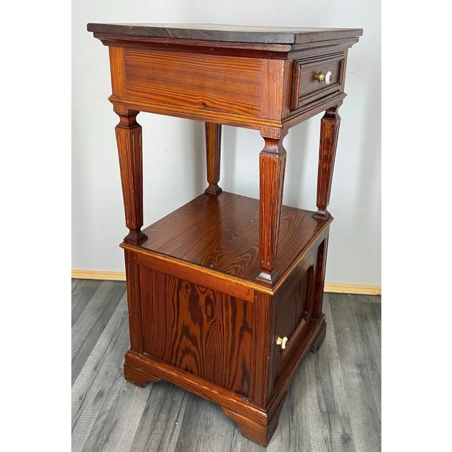 French Carved Bedside Table For Sale - Image 9 of 11