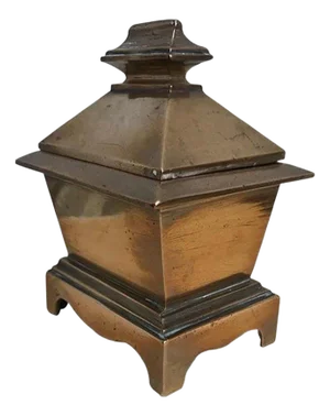Grand Tour Bronze Sarcophagus Form Box
