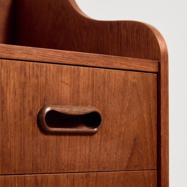 Vintage Teak Nightstand, 1960s For Sale - Image 11 of 12