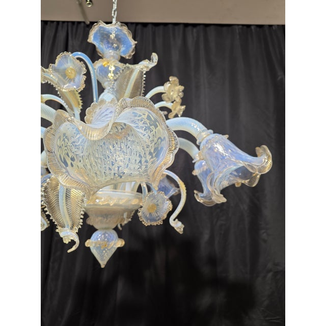 Vintage Murano Chandelier, 1980s For Sale - Image 8 of 10