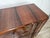 Art Deco Walnut Chest of Drawers with 4 Drawers and Brass Handles, 1940s For Sale - Image 6 of 18