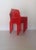 Red Stadium Table and Selene Chairs by Vico Magistretti for Artemide, Italy, 1970s, Set of 5 For Sale - Image 16 of 18