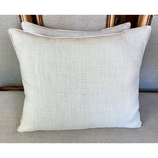 A pair of luxurious Tapa Stripe Patterned Fortuny pillows, exuding an air of timeless elegance and refined taste. These...