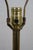 Stiffel Mid Century Hollywood Regency Brass & Porcelain Table Lamp MCM 37” For Sale - Image 6 of 14