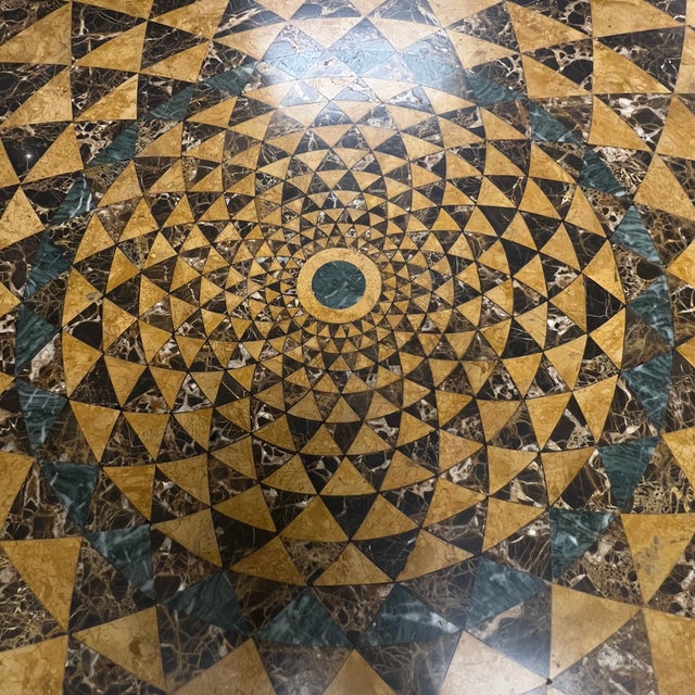 Late 20th Century Large Specimen Marble Center Table For Sale - Image 4 of 13