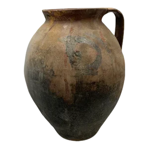 Antique Hungarian Folk Art Cooking Pottery