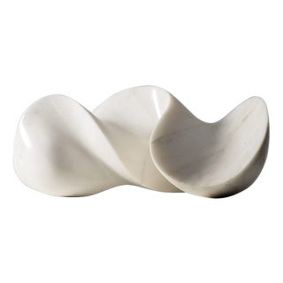 Frie, Abstract Carrara Marble Sculpture, 1970, Marble For Sale