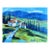 Summer Shadows in the Hills - Acrylic Landscape Painting For Sale