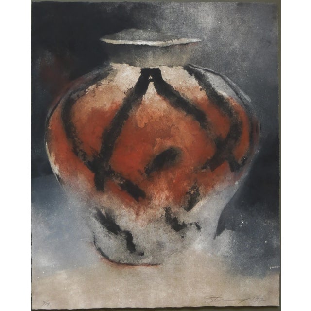 Printmaking Materials Joel Stewart Eclipse Large Aquatint Print For Sale - Image 7 of 7