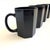 Postmodern Black Octagon Milk Glass Mugs - Set of 4 - "Octime" by Arcoroc, France For Sale - Image 4 of 8