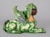 Green Antique French Majolica Winged Sphinx Candlestick For Sale - Image 8 of 8