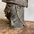 Lost-Wax Head of a Yoruba Oba from the Benin Kingdom, 1950s, Bronze For Sale - Image 10 of 14