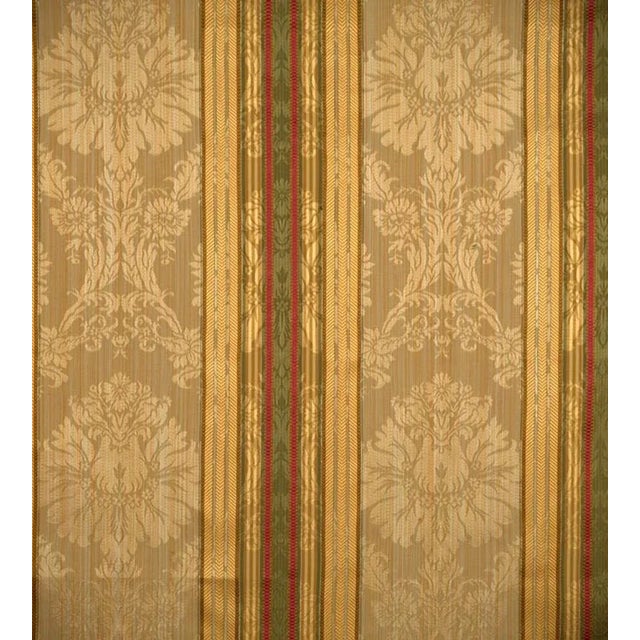 The House of Scalamandré Santa Margarita Fabric, Multi on Ochre For Sale