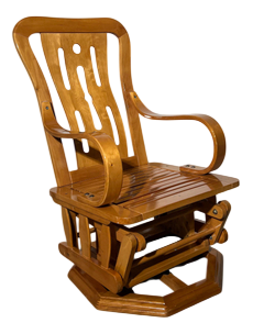 Vintage American Wooden Rocking Chair