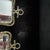 1960s Hollywood Regency 3 Piece Rope $ Tassle Mirrored Sconces & Center Mirror For Sale - Image 4 of 6