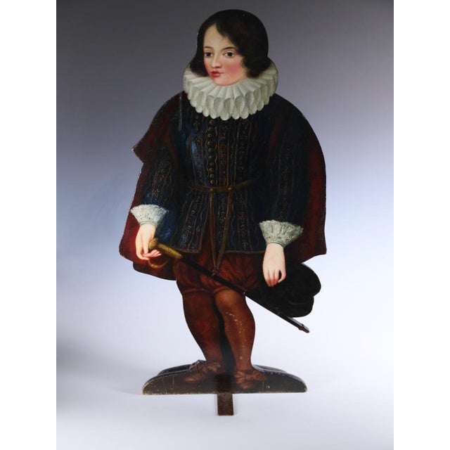Fine 19th Century English "Silent Companion" Dummy Board 19th-century English "Silent Companion." This trompe l’oeil...