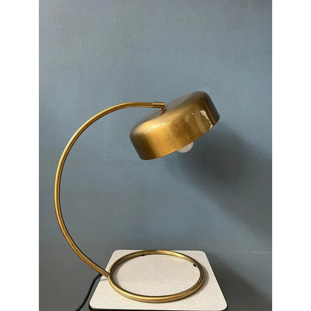 1970s Mid-Century Brass Desk Lamp, 1970s For Sale - Image 5 of 11