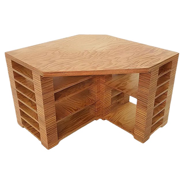 Dutch Plywood Desk For Sale