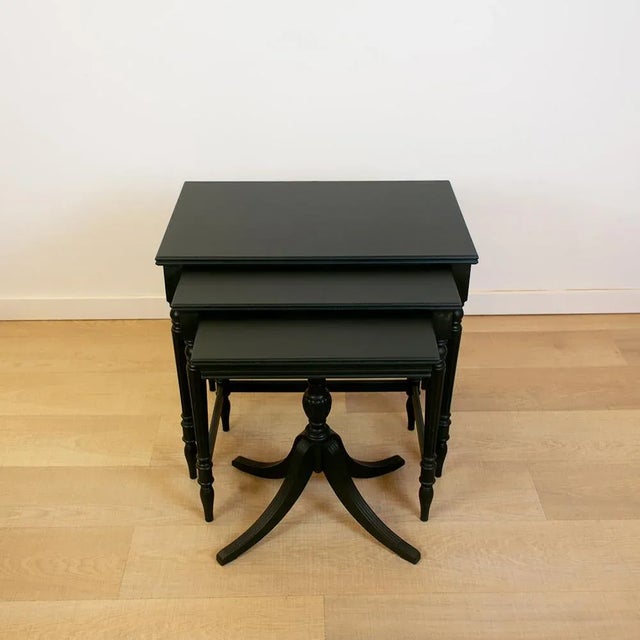 Nesting Side Tables, Spain, 1950s, Set of 3 For Sale - Image 3 of 8