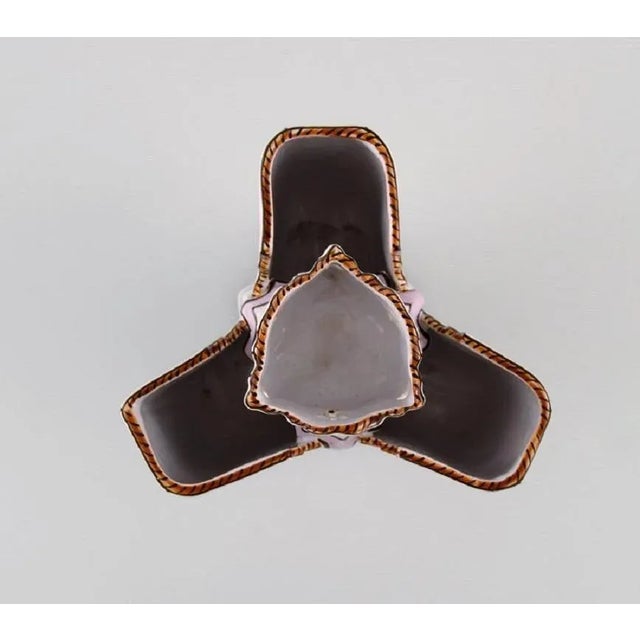 Antique Faience Flower or Herb Pot by Emile Gallé for St. Clement, Nancy For Sale - Image 7 of 9